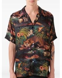 Endless Joy - Leopardo Jungle Overhemd Met Korte Mouwen - Lyst