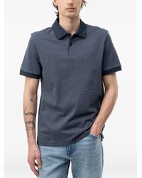 BOSS - Piqué-Textured Short-Sleeve Polo Shirt - Lyst