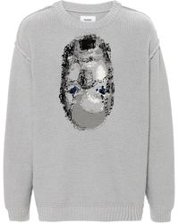 Doublet - Inside-Out Jacquard Jumper - Lyst