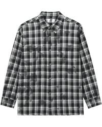 Izzue - Check-Pattern Shirt - Lyst