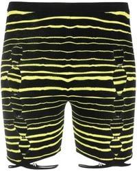 Rui - Striped Cut-Out Shorts - Lyst