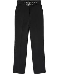 Ganni - Belted Pants - Lyst