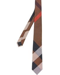 Cravate En Soie Imprimé Carreaux manston 70 Mm Burberry pour homme en coloris Blanc Homme Cravates Cravates Burberry 