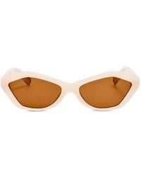 Jacquemus - Bambino Geometric-Frame Sunglasses - Lyst