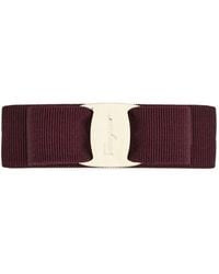 Ferragamo - Barrette À Détail De Nœud - Lyst