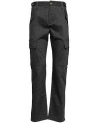 Private Stock - Concealed Fly Cargo Straight-Leg Jeans - Lyst