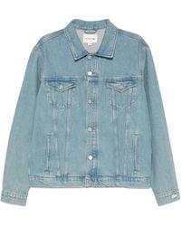 Lacoste - Crocodile Denim Jacket - Lyst