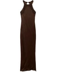 Twinset - Vestido largo con apliques de encaje - Lyst