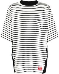Undercover - Logo-patch Striped Cotton T-shirt - Lyst
