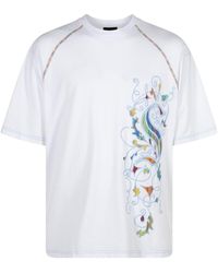 Supreme - X Coogi Embroidered-motif Cotton T-shirt - Lyst