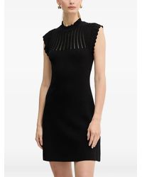 Morgan - Mock-Neck Mini Dress - Lyst
