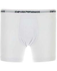 Emporio Armani - Logo-Waistband Boxer Shorts - Lyst