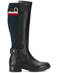 tommy hilfiger high boots
