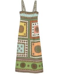 ALÉMAIS - Vestido midi Contina - Lyst