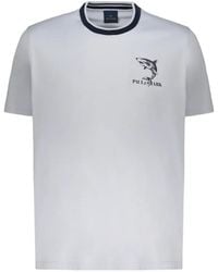 Paul & Shark - Logo-Print Crew-Neck T-Shirt - Lyst