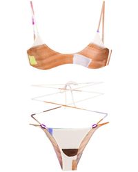 Adriana Degreas - Bikini con diseño patchwork - Lyst