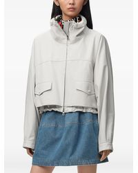 Loewe - Cotton And Silk Blouson Jacket - Lyst