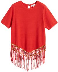 Chinti & Parker - Blusa con cuentas de x Laura Whitmore - Lyst