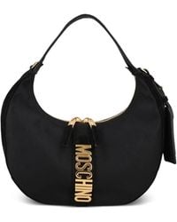 Moschino - Schultertasche Mit Logo - Lyst