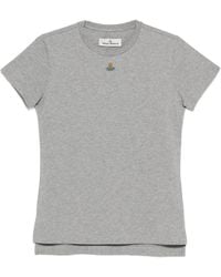 Vivienne Westwood - T-Shirt mit Orb-Verzierung - Lyst