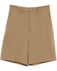 P.A.R.O.S.H. - Virgin Wool-Blend Shorts - Lyst
