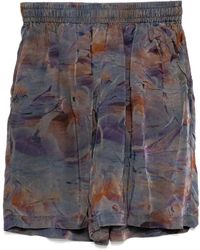 Stain Shade - Graphic-Print Shorts - Lyst