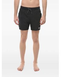Nike - Logo-Print Elasticated Swim Shorts - Lyst