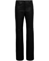 Proenza Schouler - Straight-leg Leather Trousers - Lyst