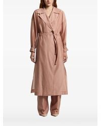 Peserico - Collared Belted Coat - Lyst