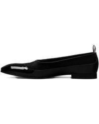 Thom Browne - Soft Patent Calf Suede Opera Ballerina - Lyst