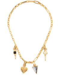 Missoma - Charm Chained Necklace - Lyst