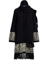 Polo Ralph Lauren - Fairisle-Pattern Fringed Cardigan - Lyst