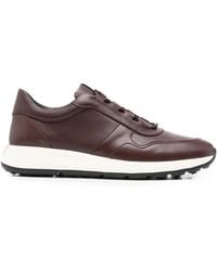 Tod's - Leather Panelled Sneakers - Lyst