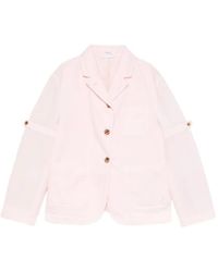 Thom Browne - Button-Up Notched-Lapels Jacket - Lyst