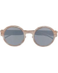 Mykita - Zonnebril Met Rond Montuur - Lyst