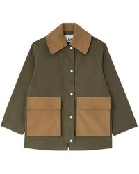 Ganni - Organic Cotton Workwear Jacket - Lyst