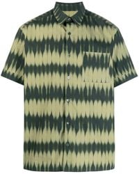 A.P.C. - Overhemd Met Korte Mouwen - Lyst