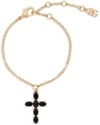 Dolce & Gabbana - Collier à pendentif croix - Lyst