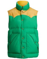 Polo Ralph Lauren - Doudoune Sans Manches À Empiècement Contrastant - Lyst