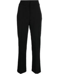 DKNY - High-Waisted Cropped Trousers - Lyst