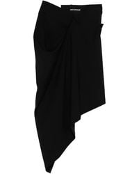 Junya Watanabe - Asymmetric Draped Skirt - Lyst