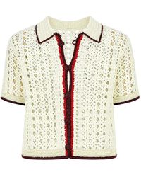 forte_forte - T-Shirt En Crochet - Lyst