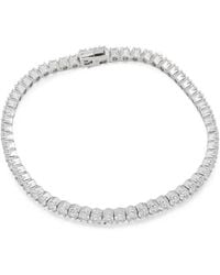 Hatton Labs - Crystal-Embellished Tennis Bracelet - Lyst