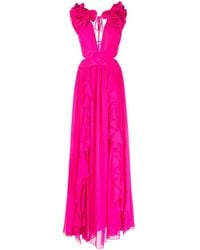 PATBO - Ruffled Detail Maxi Dress - Lyst