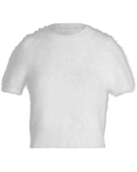 Maison Margiela - Cropped Cotton T-Shirt - Lyst