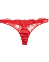 Fleur du Mal - Frankie Lace Thong - Lyst