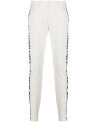 Stella McCartney - Logo Tape Skinny Jeans - Lyst