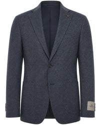 Corneliani - Single-Breasted Patch-Pocket Blazer - Lyst
