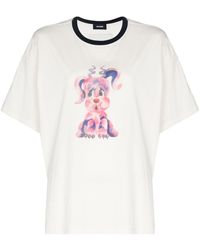 we11done - Monster T-Shirt mit rundem Ausschnitt - Lyst