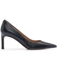 BOSS - 70mm Pointed-toe Leather Pumps - Lyst